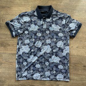 NWT Mens Abercrombie Polo - Floral Print - Medium
